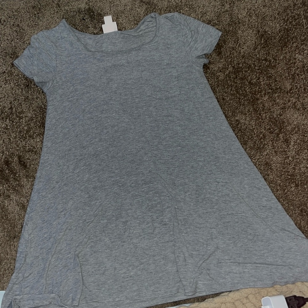 Girls XS grey dress